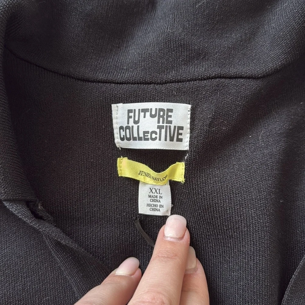 NEW- Future Collective x Jenee Naylor Knit Collared Vest StyleTop - Picture 7 of 11